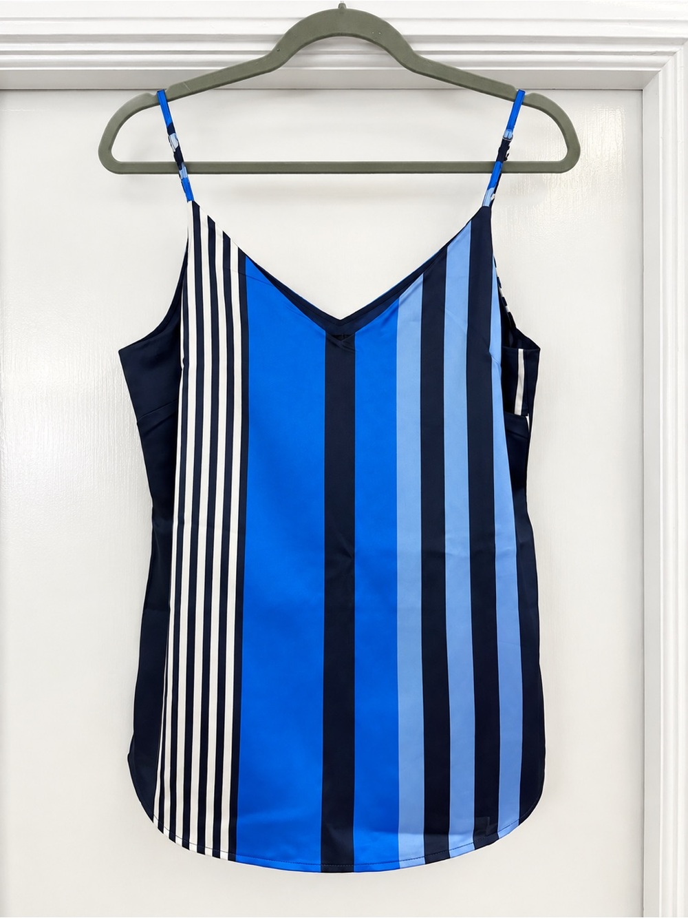 Banana Republic Blue Multi-Stripe One-Piece
